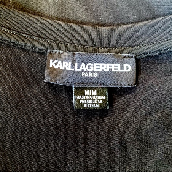 Karl Lagerfeld cotton eyelet tee - Picture 5 of 7